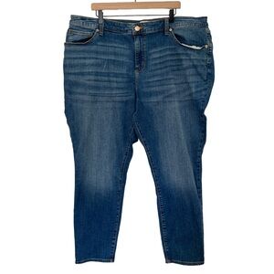 Universal Threads Skinny Jeans Mid-Rise Curvy 26W